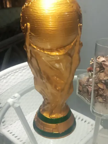 taça da copa do mundo tamanho real 