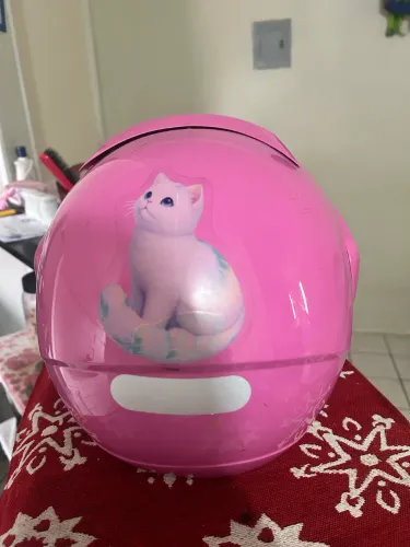 Capacete rosa