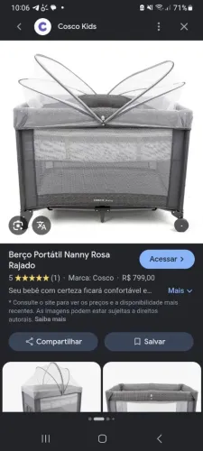 Berço portátil