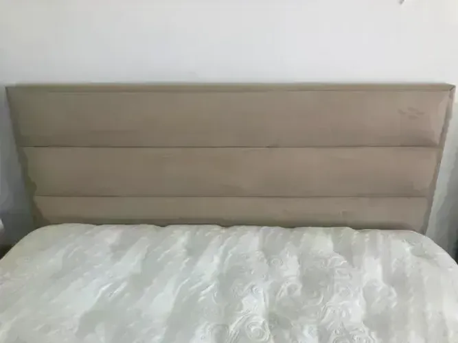 Cabeceira Wave Estofada Para Cama Box Queen 158x127cm F.A Colchões- Select Colchões