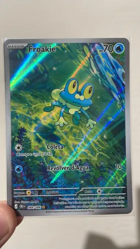 Froakie 088/086 - ilustração rara carta - Pokémon Copag original