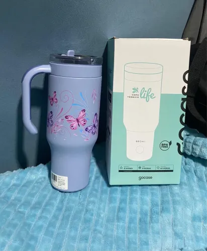 Copo térmico life 880ml original gocase na promoção
