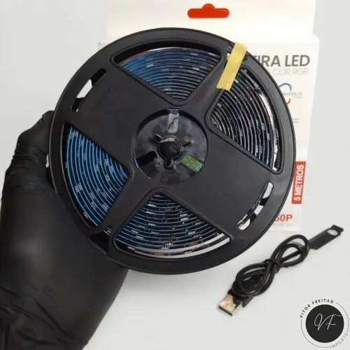 Fita LED Bluetooth 5 metros | Entrega Grátis em VCA