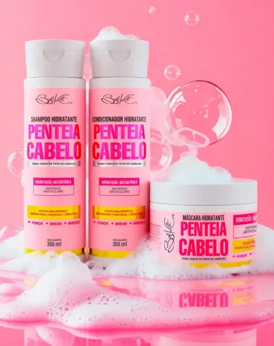 Kit Capilar Penteia Cabelo 3 itens