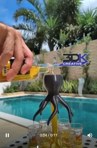 POLVO DISTRIBUIDOR DE CACHAÇA ? A ESTRELA DA SUA FESTA!