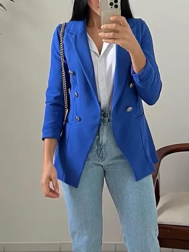 Blazer alfaiataria modelo Balmain