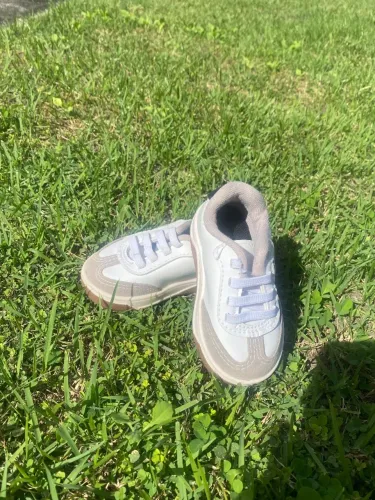 Tênis bebe N 19- estilo adidas