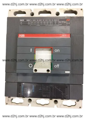 Disjuntor Tripolar Abb T6n 800, 800a