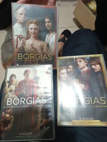 Dvd os Bórgias. Primeira, segunda e terceira temporada completa