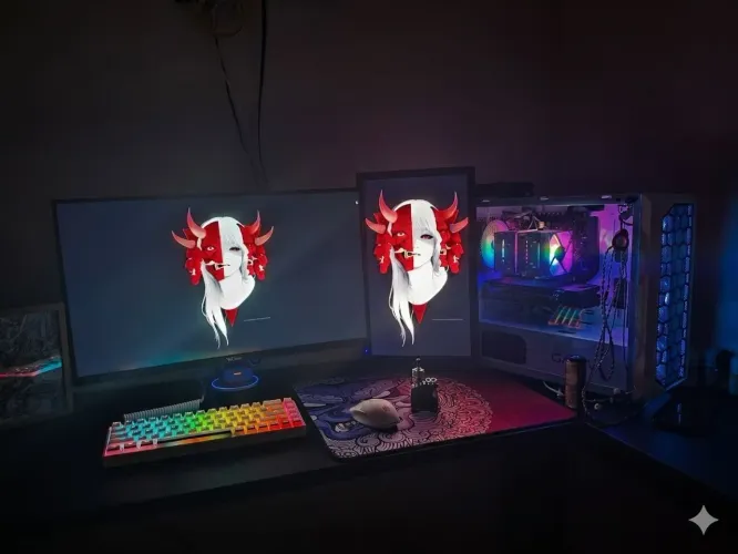 PC GAMER COMPLETO COM DOIS MONITORES