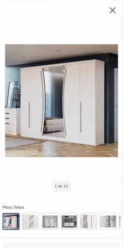 Guarda roupa casal 6 portas 2,70x2,30