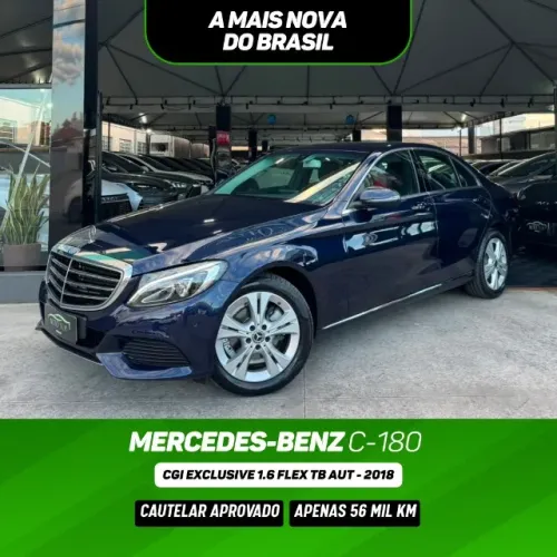 Mercedes-Benz C-180 CGI Exc. 1.6/1.6 Flex TB 16V Aut. 2018