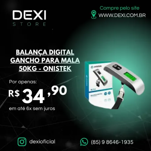BALANÇA DIGITAL DE GANCHO DE GANCHO
