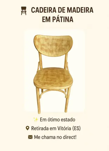 Cadeira Madeira