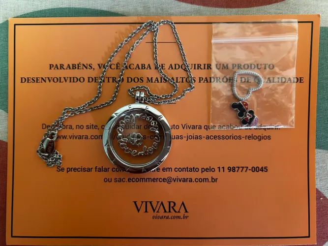 Capsula Secrets Vivara prata 925