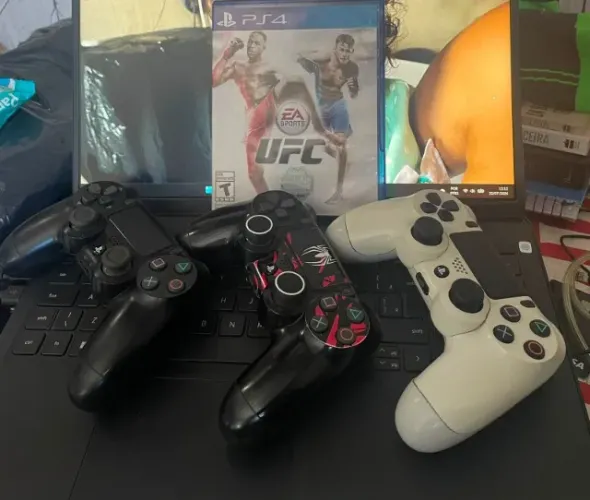 Controle de ps4 + jogo