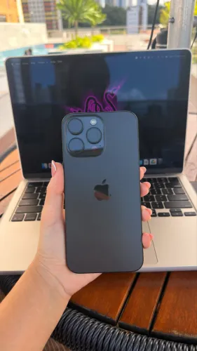 IPHONE 15 PRO MAX - Titânio Preto