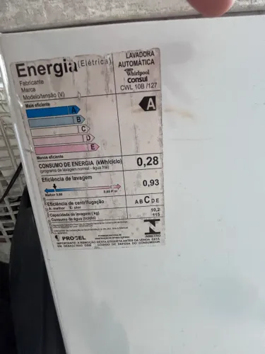 Vendo máquina de lavar consul ótima  funcionamento