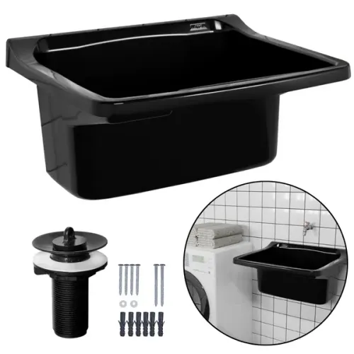 TANQUE PRETO PLAST.P/LAVAR ROUPA 47x43x27 22L ASTRA