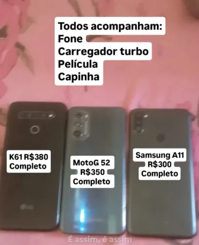Smartphone usado completo 