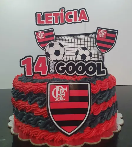 Topo de Bolo Simples 