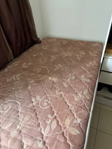 Cama box Unibox Seneca solteiro Qualiconfort