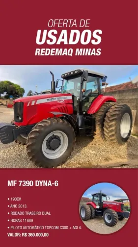 Trator Massey Ferguson MF 7390