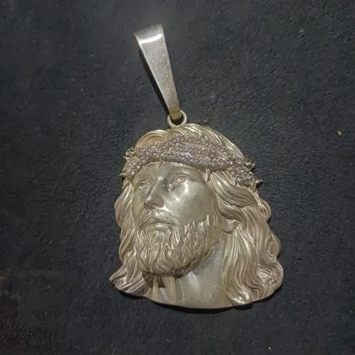 Pingente jesus prata 925