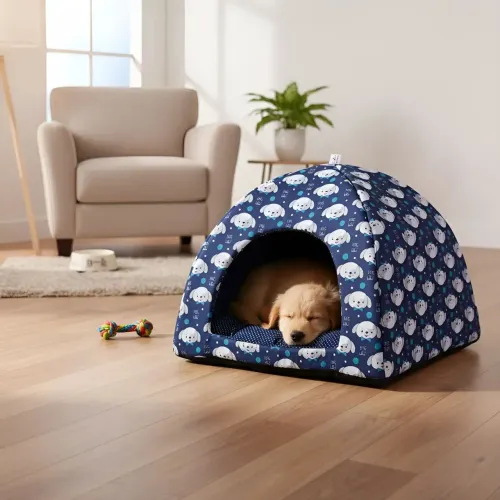 Cama tenda toca iglu cachorros e gatos