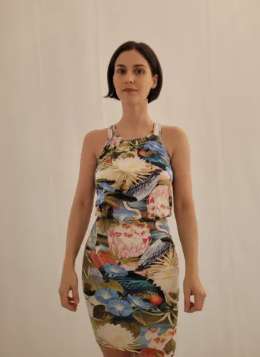 Vestido Estampa Floral Colcci