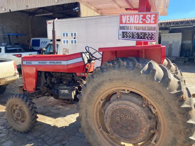 VENDE-SE TRATOR MASSEY FERGUSON 290