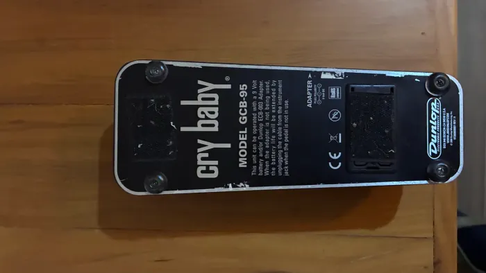 Pedal de efeito Jim Dunlop Standard Wah GCB95 preto