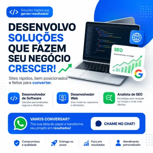 Desenvolvimento de software e posicionamento ôrganico no google.