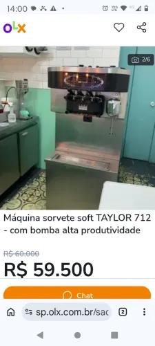 Vendo máquina Taylor 712