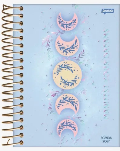 Agendas espiral diária 2027 Mistyc 352 páginas
