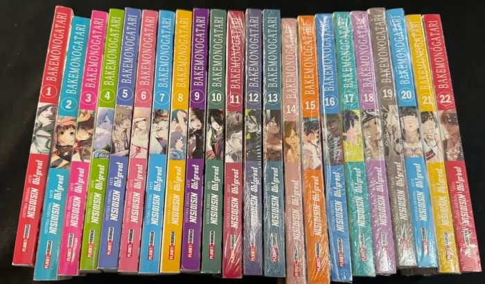 Bakemonogatari mangá coleção completa 22 volumes *LER A DESCRIÇÃO