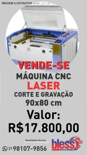 Máquinas a laser e houter cnc