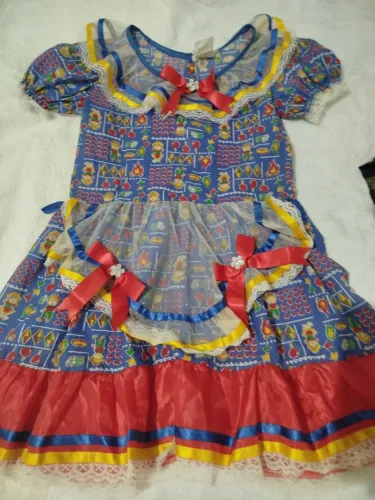 Vestido xadrez feminino 12 anos