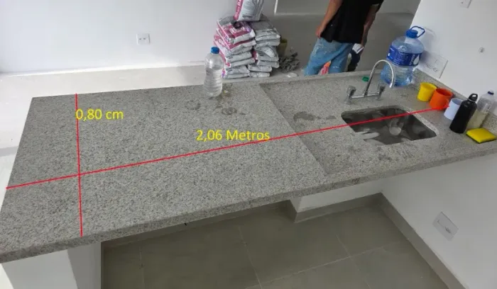 Granito Itaúnas para Cozinha com Cuba