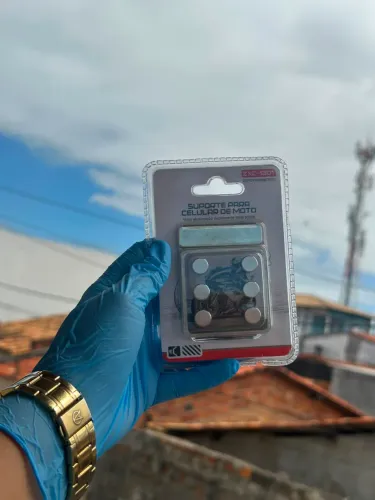 Suporte de celular para moto