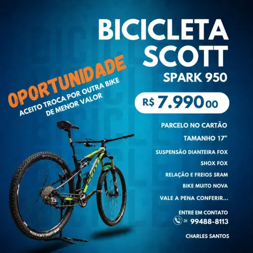 Bicicleta scoot spark