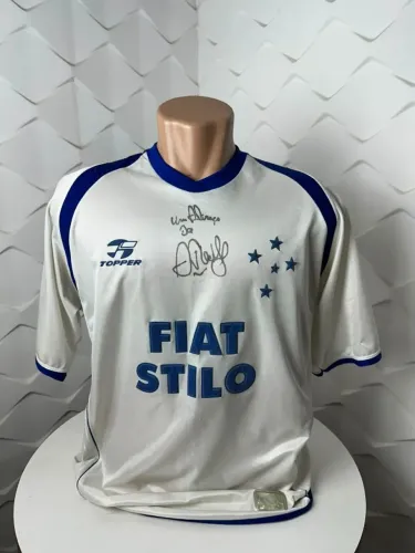 Camisa Cruzeiro Original 2002 Away Autografada