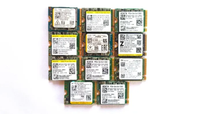 SSD's NVME 256GB - Saudáveis - Tamanho 2230 - Valor Unitário