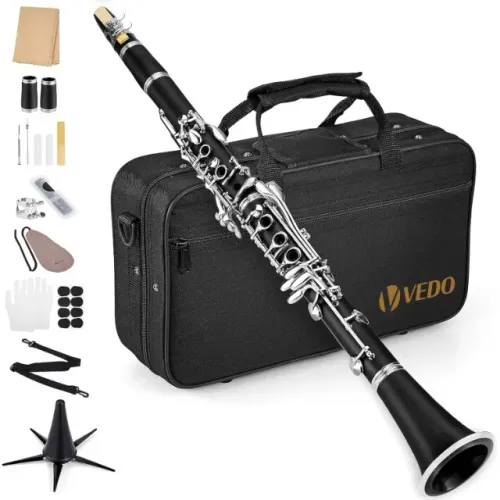 Clarinete Vedo Ecl-300 17 Chaves Com Estojo