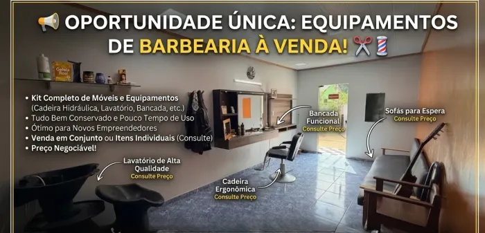 VENDO BARBEARIA COMPLETA 