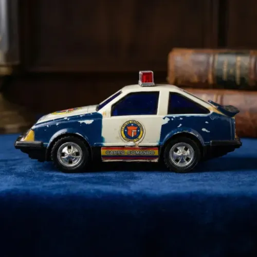 Escort XR3 Carro Comando Polícia - Glasslite Anos 80 Antigo