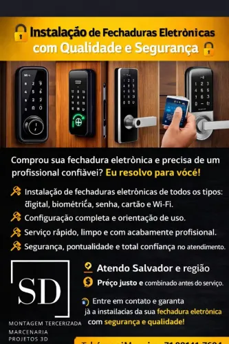 Instalação de Fechadura Eletrônicas com Qualidade e Segurança