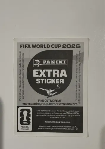 Figurinha legend da copa 2026