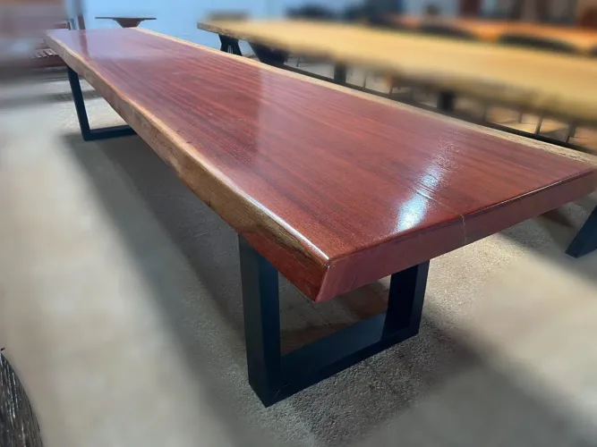 Mesa de Jatobá, prancha inteira - 4,00 X 0,90m