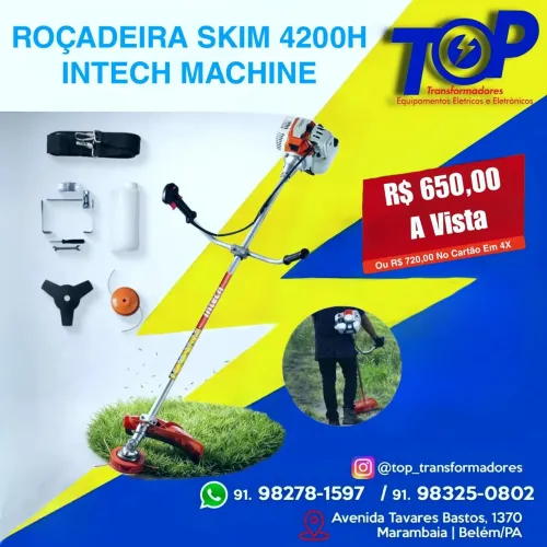 Roçadeira gasolina Intech machine SKIM4200